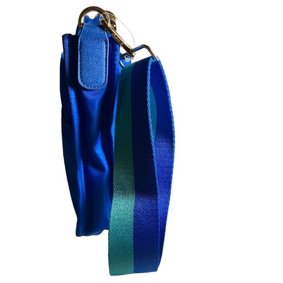 AhDorned Messenger Crossbody Bag in Royal Blue With Adjustable Guitar Strap - Picture 4 of 14